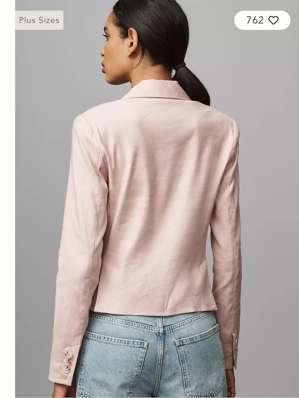 Anthropologie Linen blazer - Picture 2 of 8